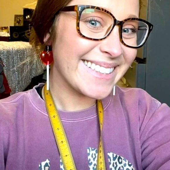 Fun Valentine’s❤️🍭Red Heart Lollipop Dangle Earrings - Picture 8 of 10